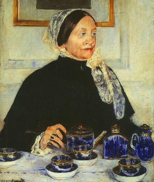 Mary Cassatt Lady at the Tea Table Germany oil painting art